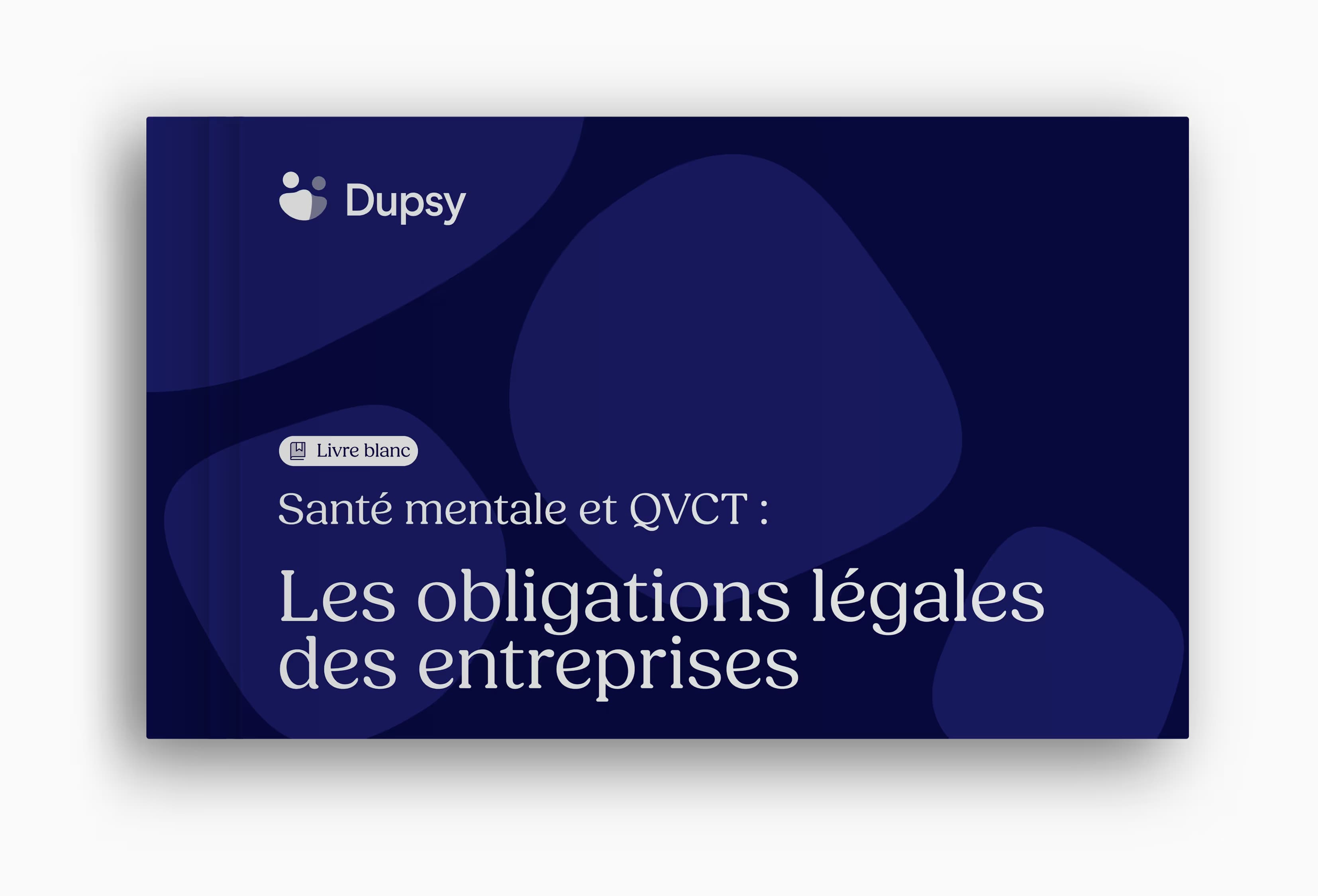 Couverture du guide « Vos obligations en santé mentale au travail »